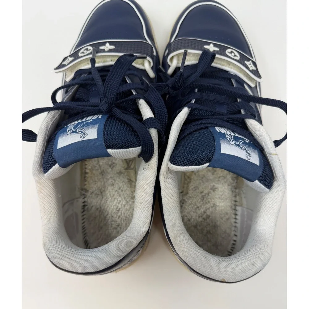 Louis Vuitton Trainer NYC Exclusive Navy Mesh Size 9.5 US 8.5 LV